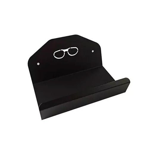 EOS Glasses Rack Black Wall-Mounted Sauna Eyewear Holder - My Luxury Home Spa