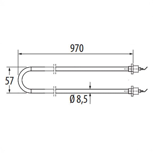 EOS Invisio 2,000W Replacement Heating Element 240V - My Luxury Home Spa