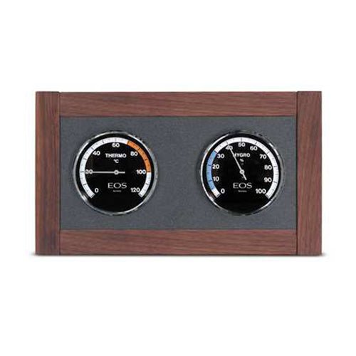 EOS Lux Celsius Sauna Climate Station with Thermometer and Hygrometer - My Luxury Home Spa