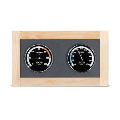 EOS Lux Celsius Sauna Climate Station with Thermometer and Hygrometer - My Luxury Home Spa