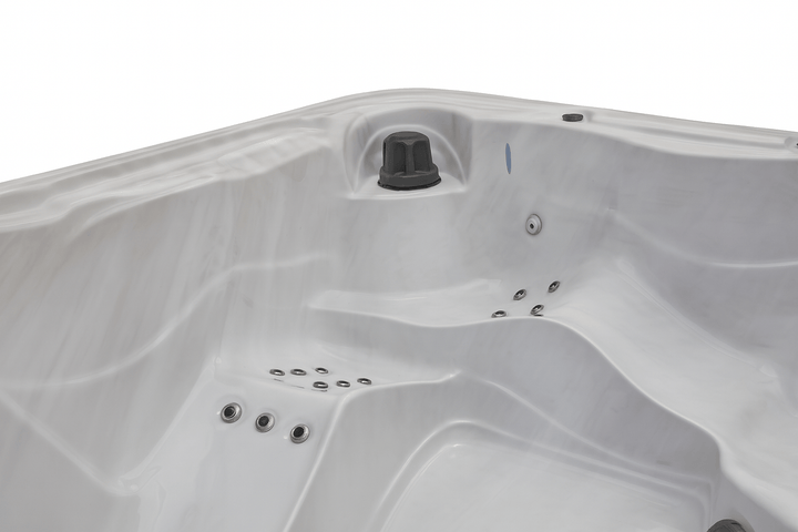 Interior view of the Estes Studio Series spa with sleek design and massage jets for ultimate relaxation