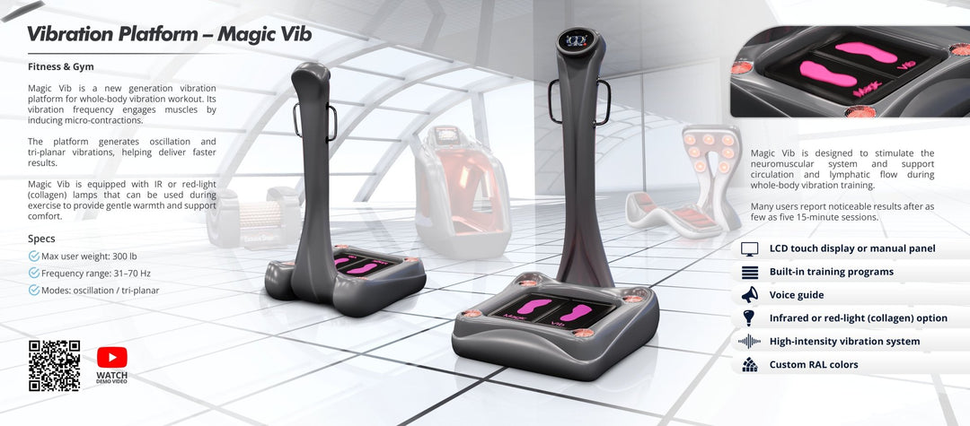 Exclusive Shape Magic Vib Infrared With Touchscreen - My Luxury Home Spa