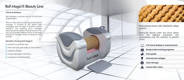 Exclusive Shape Roll Magic Beauty Line 4.3" Touchscreen - My Luxury Home Spa