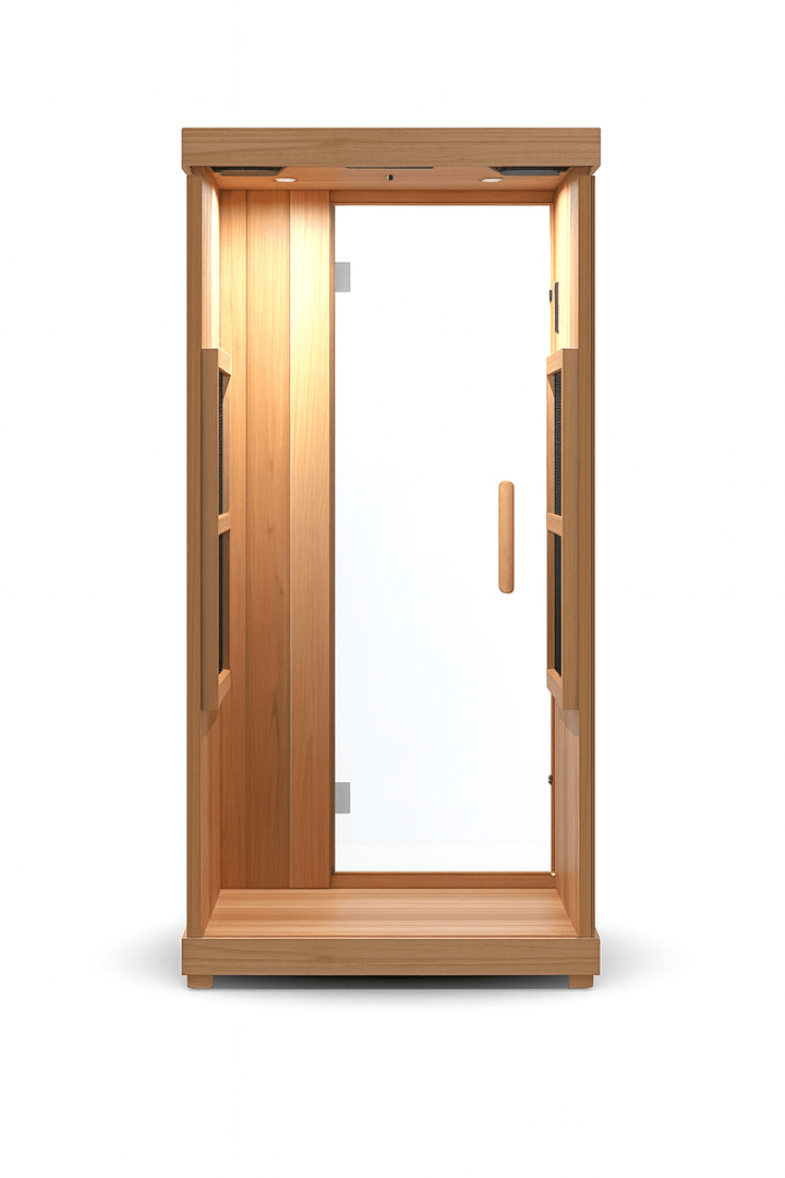 Finnmark FD - 1 Full - Spectrum Infrared Sauna 1 - Person Home Infrared Sauna - My Luxury Home Spa