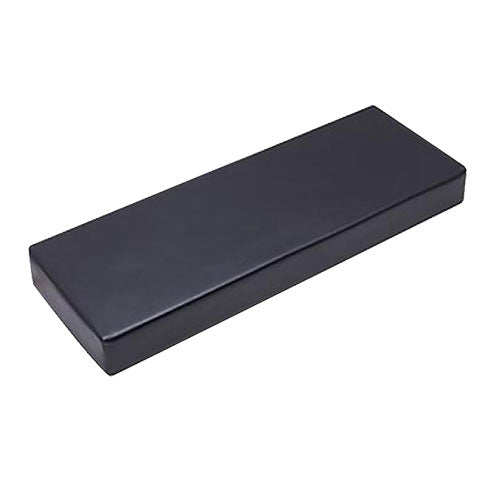 Black sauna cushion for Finnmark FD-4 with rectangular shape and smooth surface