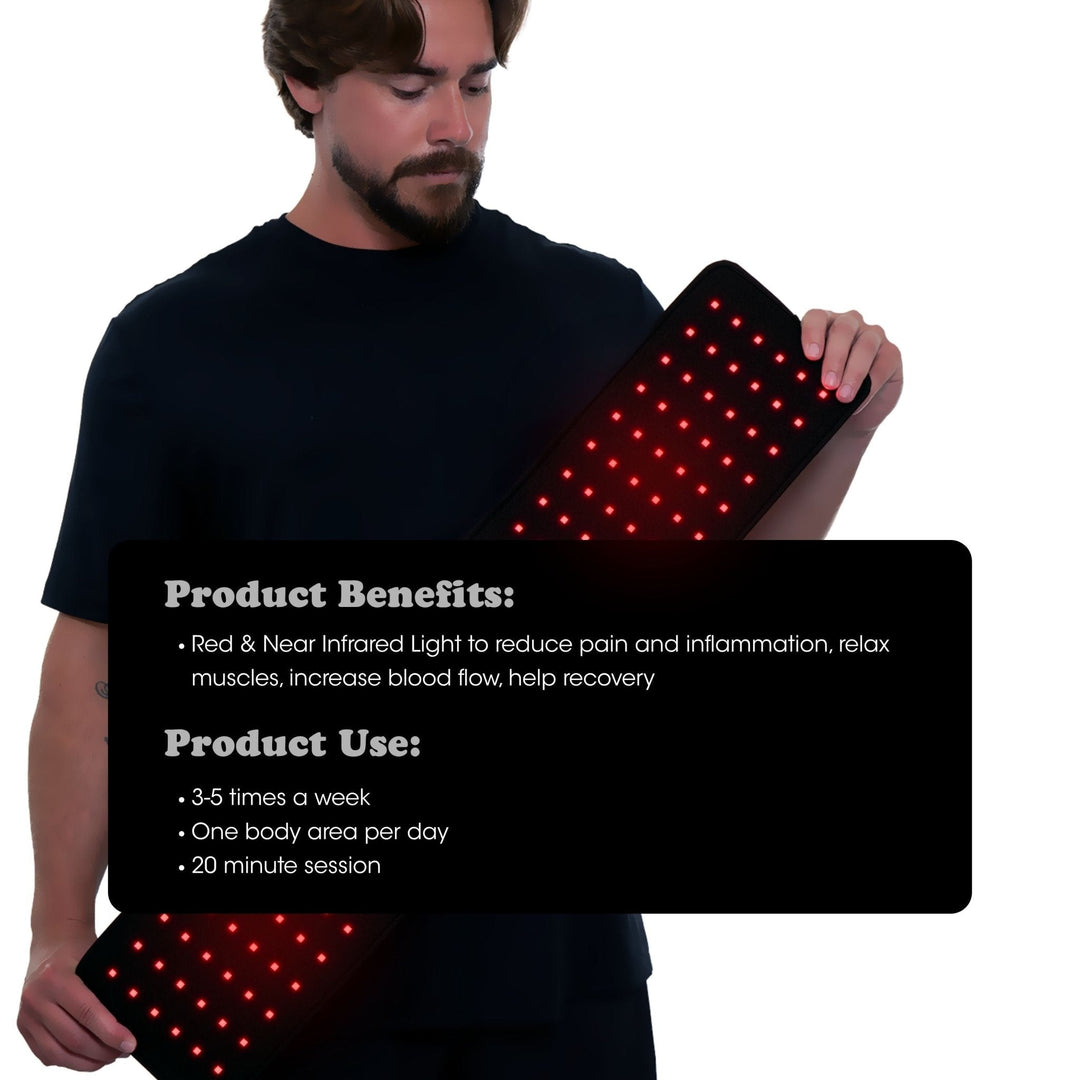 Fringe Extra Long Wireless Red Light Therapy Wrap - My Luxury Home Spa