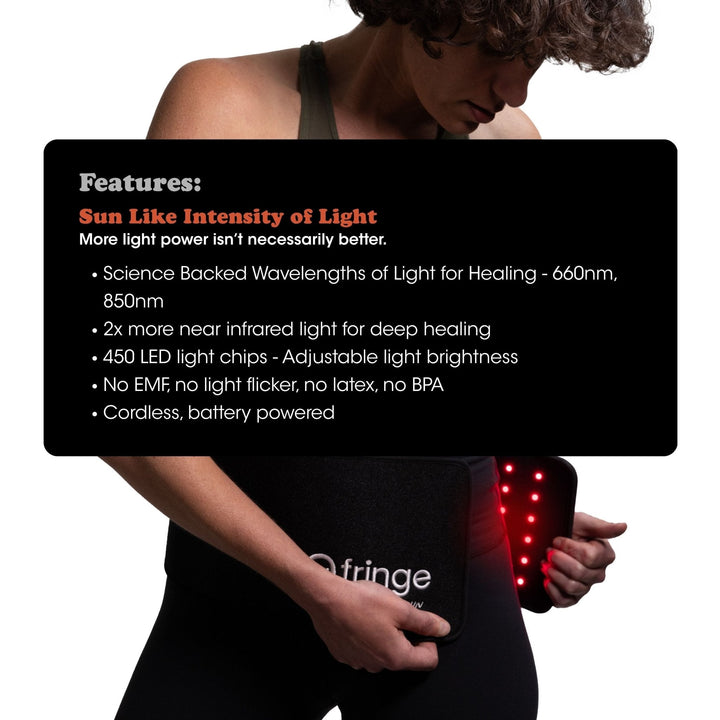 Fringe Extra Long Wireless Red Light Therapy Wrap - My Luxury Home Spa