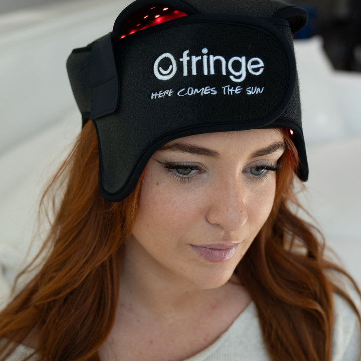 Fringe Head Red Light Therapy Head Wrap - My Luxury Home Spa