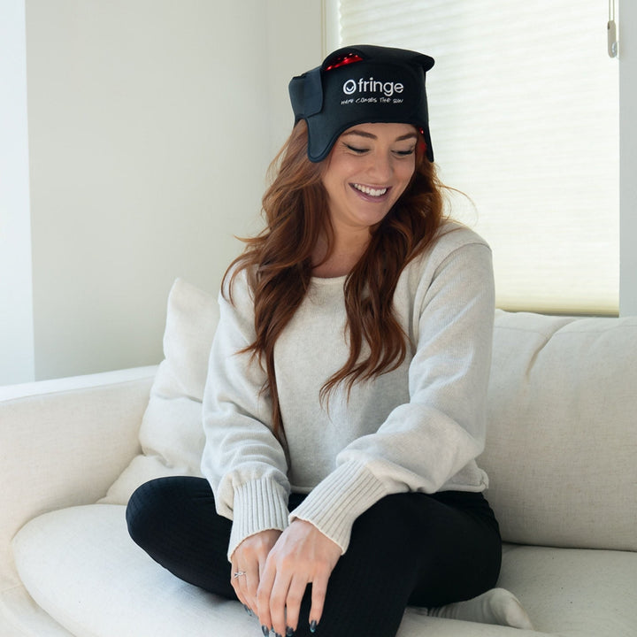 Fringe Head Red Light Therapy Head Wrap - My Luxury Home Spa
