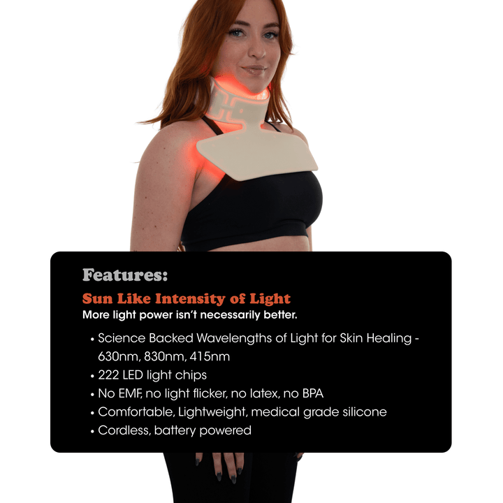 Fringe Light Therapy Neck and Chest Mask - My Luxury Home Spa