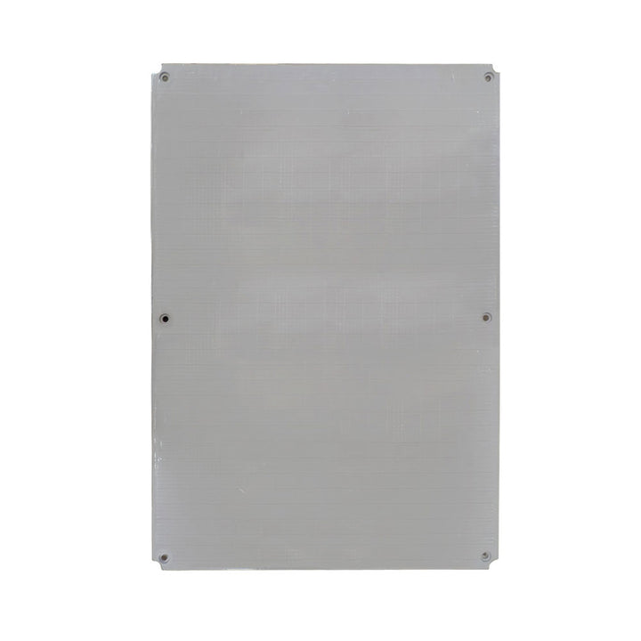 SaunaLife outdoor sauna electrical enclosure in gray metal for protecting sauna wiring and components