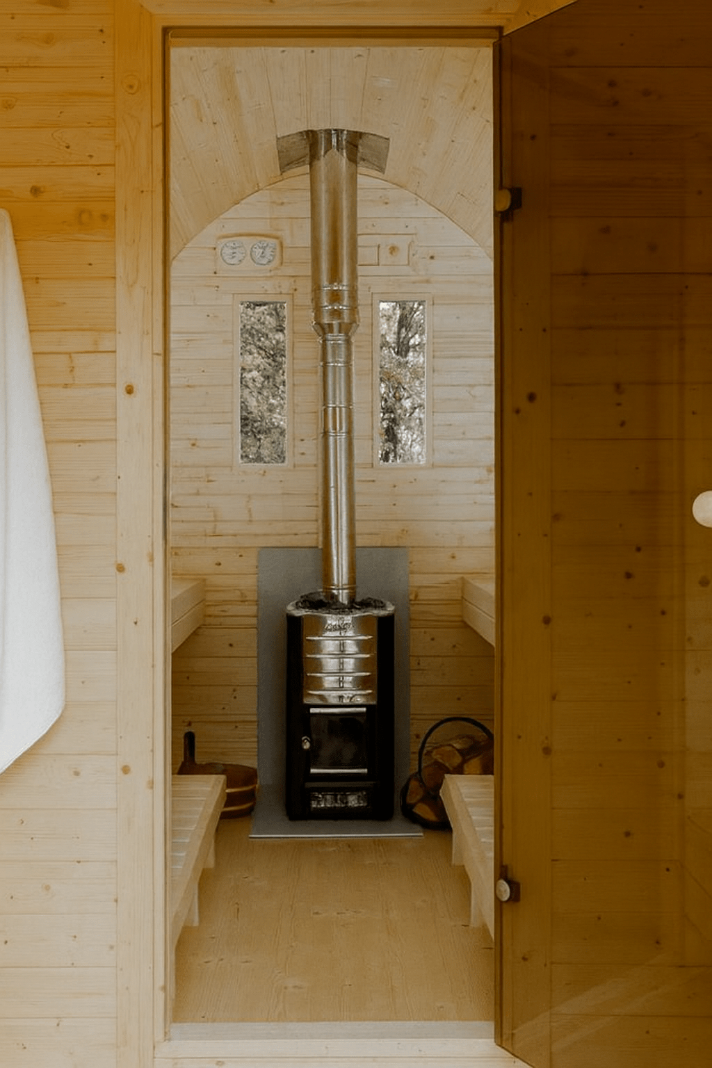 Harvia 1500 mm Stainless Steel Chimney Kit - My Luxury Home Spa