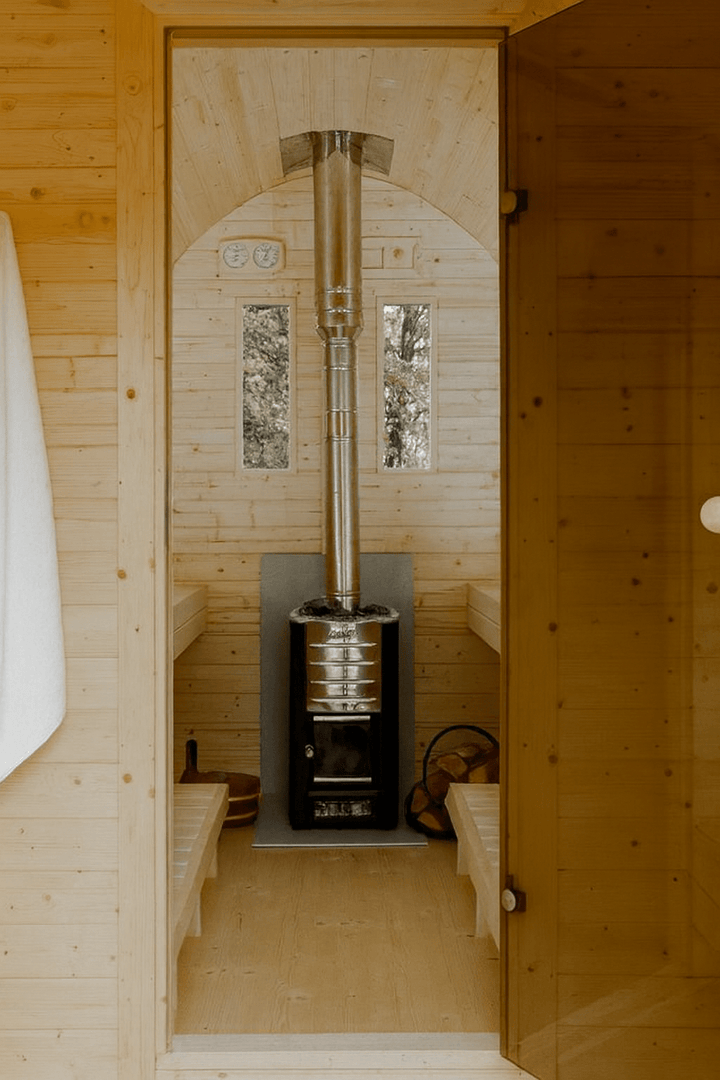 Harvia 1500 mm Stainless Steel Chimney Kit - My Luxury Home Spa
