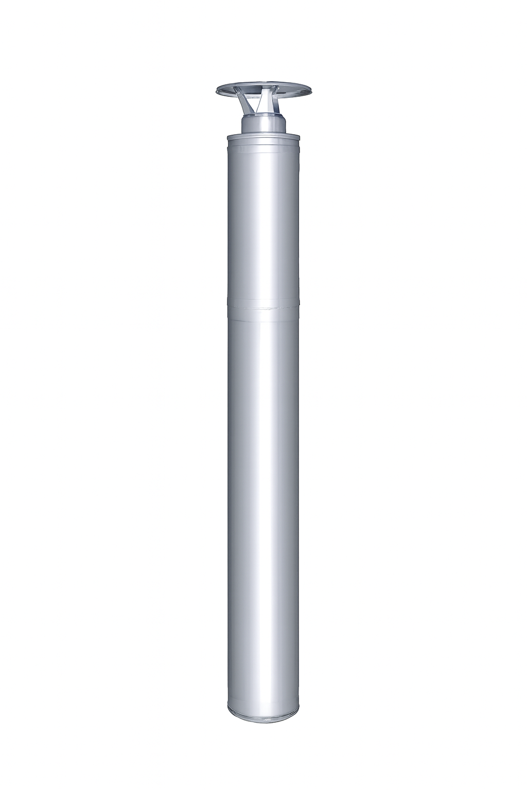 Harvia 1500 mm stainless steel chimney kit designed for efficient ventilation and heat management