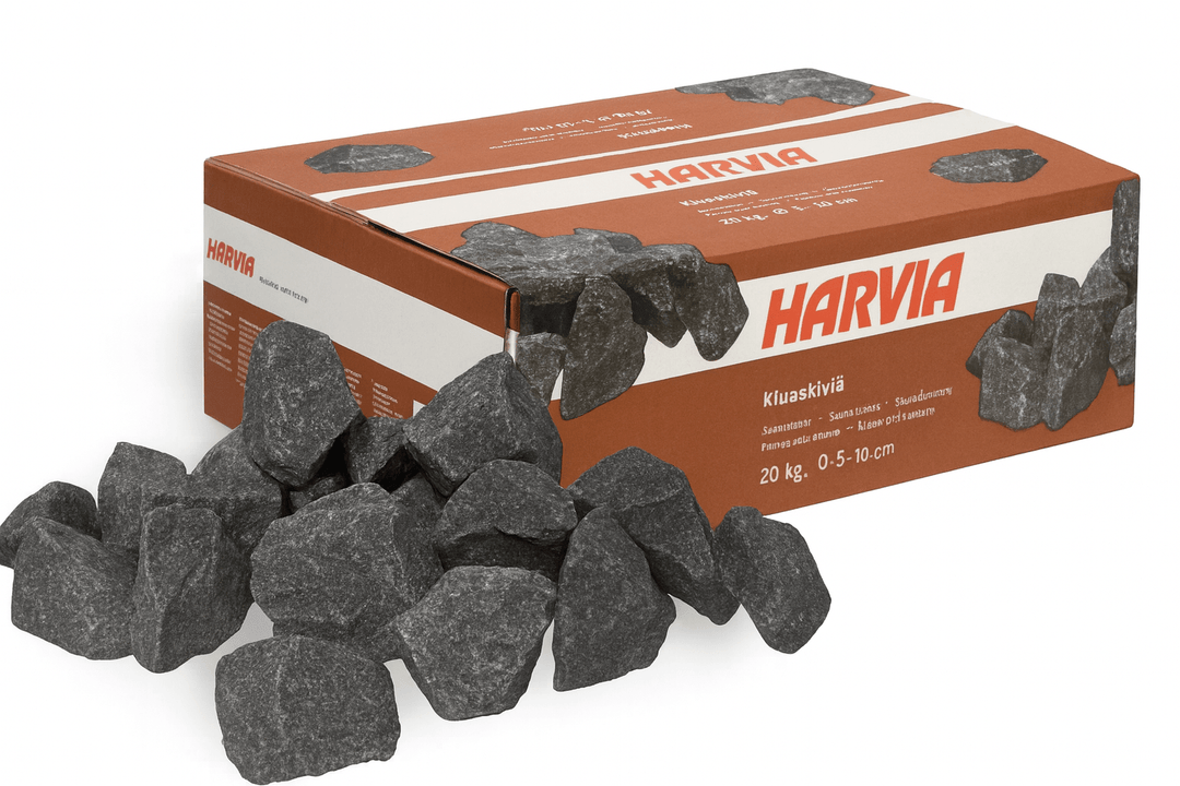 Harvia AC3000 Sauna Stones Split - Face Olivine Diabase - My Luxury Home Spa