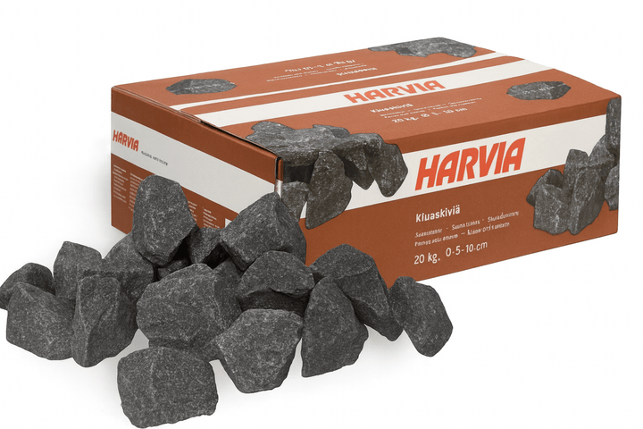 Harvia AC3000 Sauna Stones Split - Face Olivine Diabase - My Luxury Home Spa