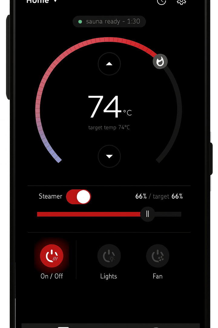 Harvia Xenio WiFi Remote Control Panel - My Luxury Home Spa