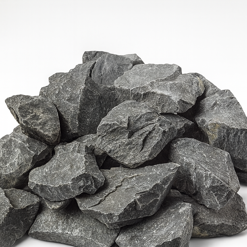 Harvia Legend 150 sauna stove stones stacked for optimal heat retention and sauna experience
