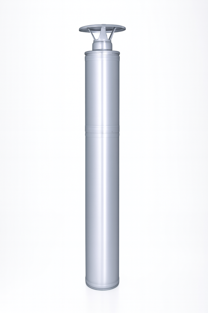 Harvia M3 sauna heater kit vertical silver chimney pipe for sauna heating system