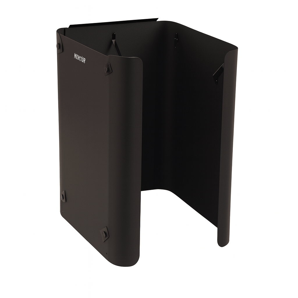 Harvia M3 sauna heater package featuring durable black metal construction for efficient heat distribution