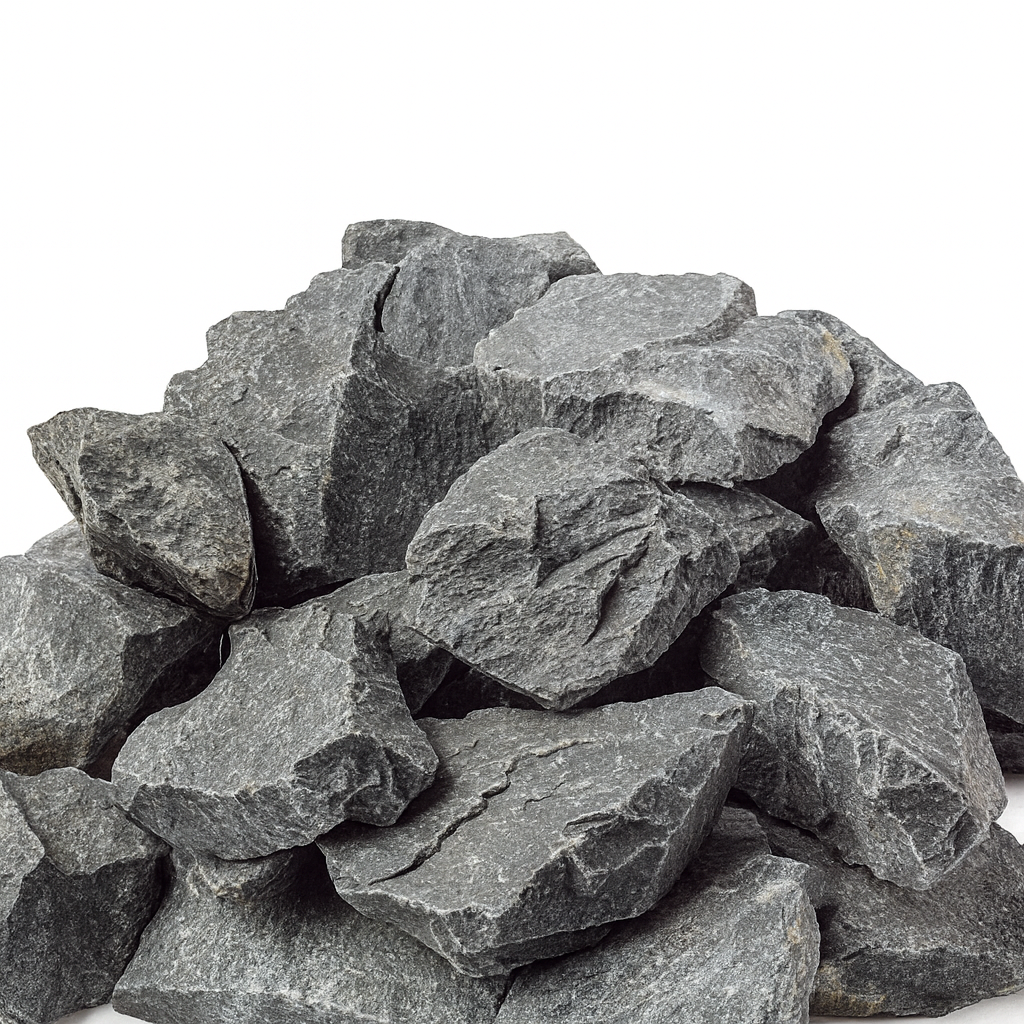 Harvia M3 sauna heater package with high-quality dark sauna stones for optimal heat retention