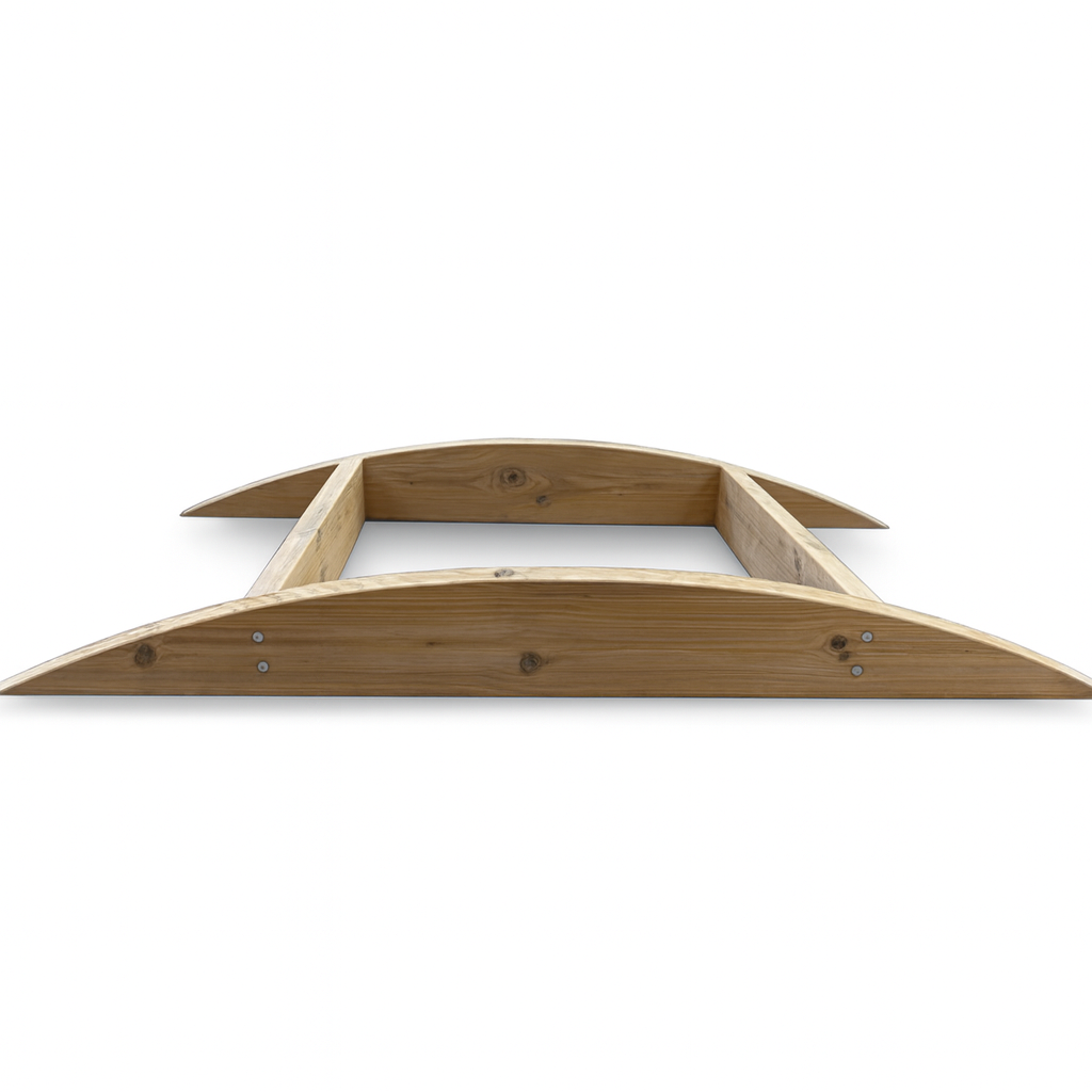Wooden frame accessory included in the Harvia M3 sauna heater package for sauna installation