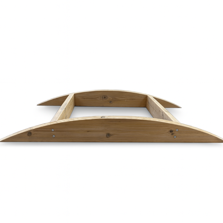 Wooden frame accessory included in the Harvia M3 sauna heater package for sauna installation