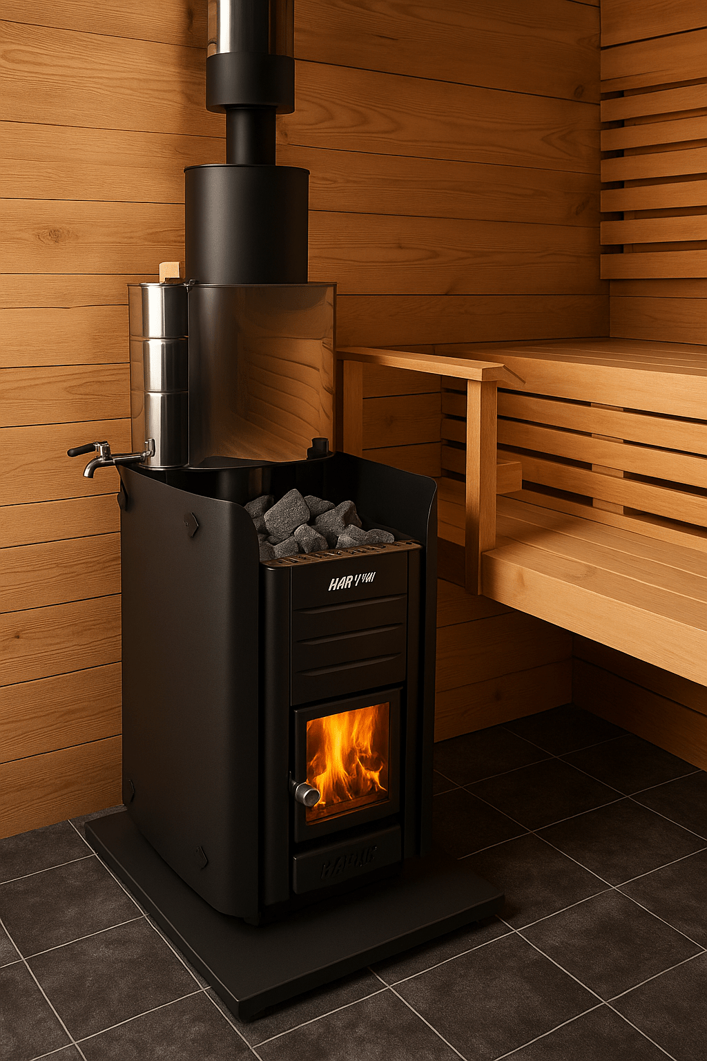 Harvia Pro 20 Wood - Burning Sauna Stove - My Luxury Home Spa
