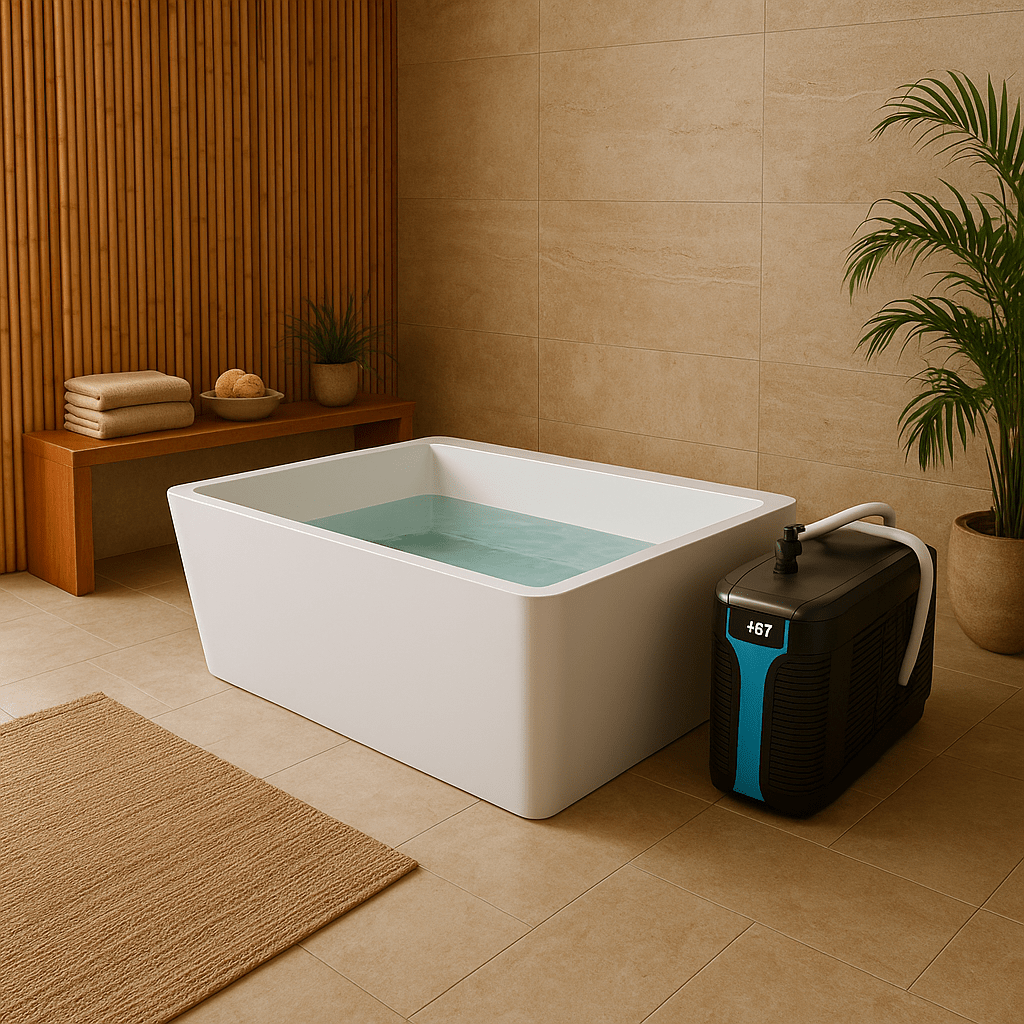Sierra Spa Home Spa Cold Plunge with sleek design and water filtration system for home relaxation