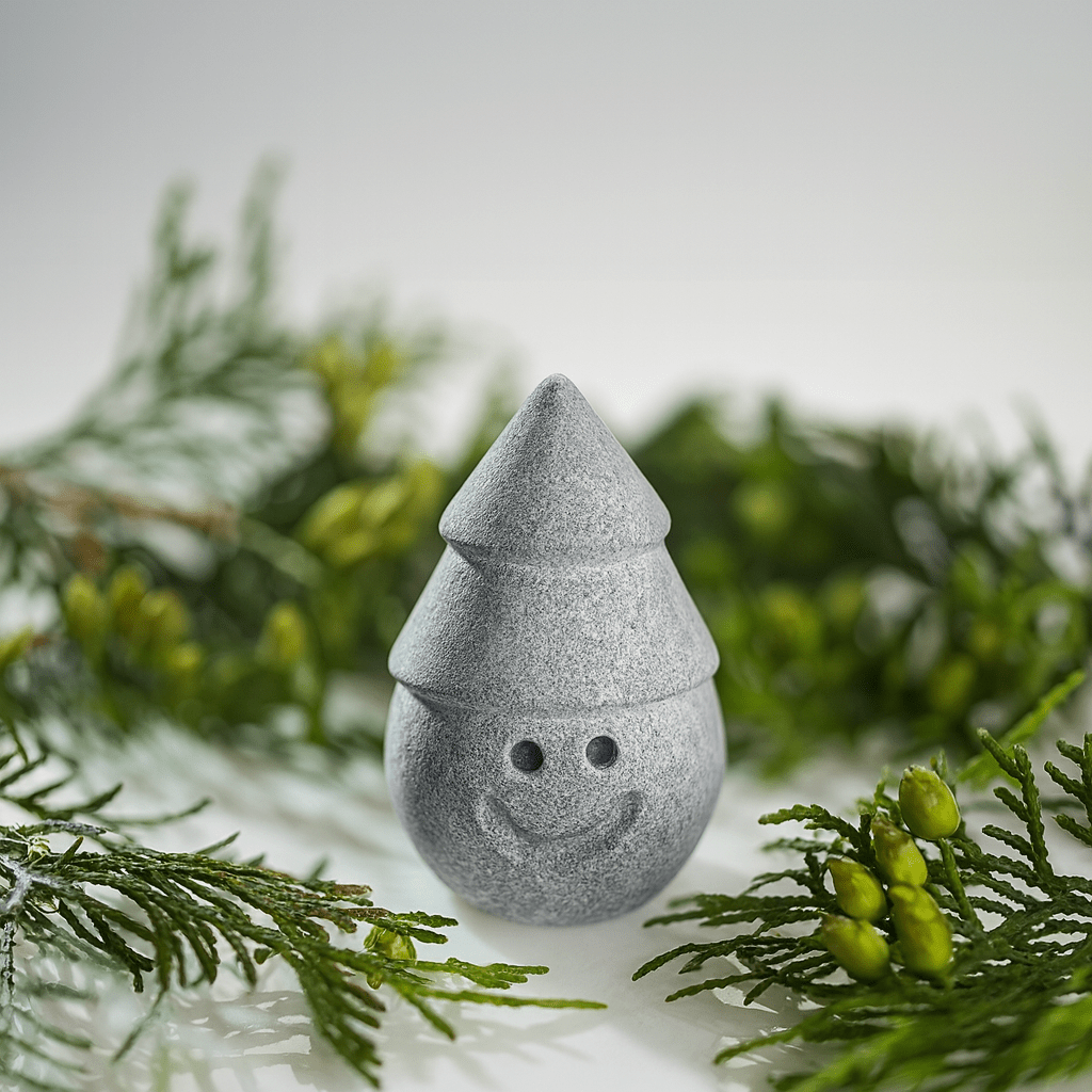 Hukka Jolle Sauna Elf in Gray Stone Design, Perfect for Enhancing Sauna Experiences