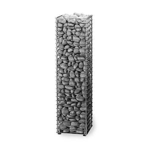 HUUM CLIFF 6kW sauna heater tall metal frame filled with sauna stones for efficient heating