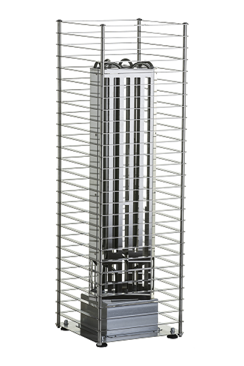 HUUM CLIFF 6kW sauna heater with sleek metal cage design for efficient sauna heating