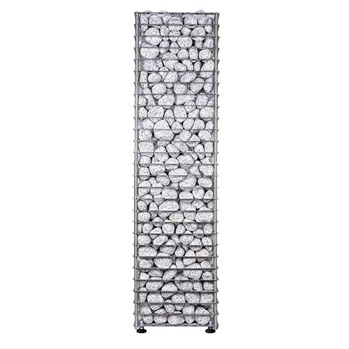 HUUM CLIFF Mini electric sauna heater with modern stone-filled design for efficient heating