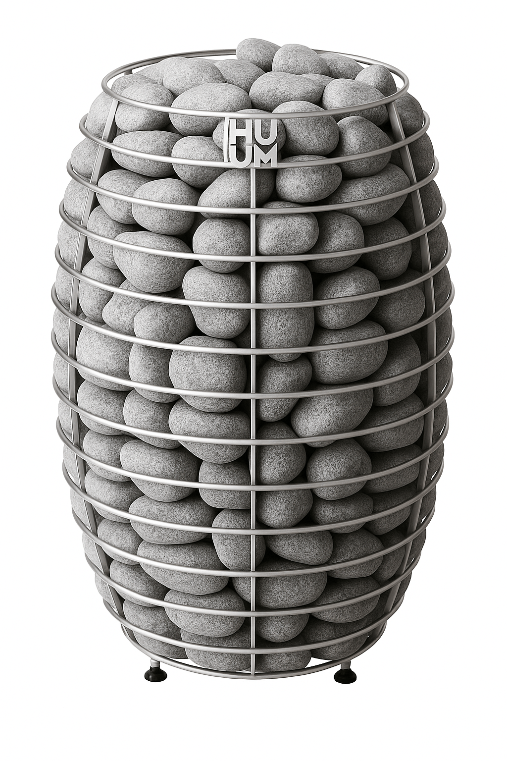 HUUM HIVE electric sauna heater featuring a stylish stone design for efficient heat distribution