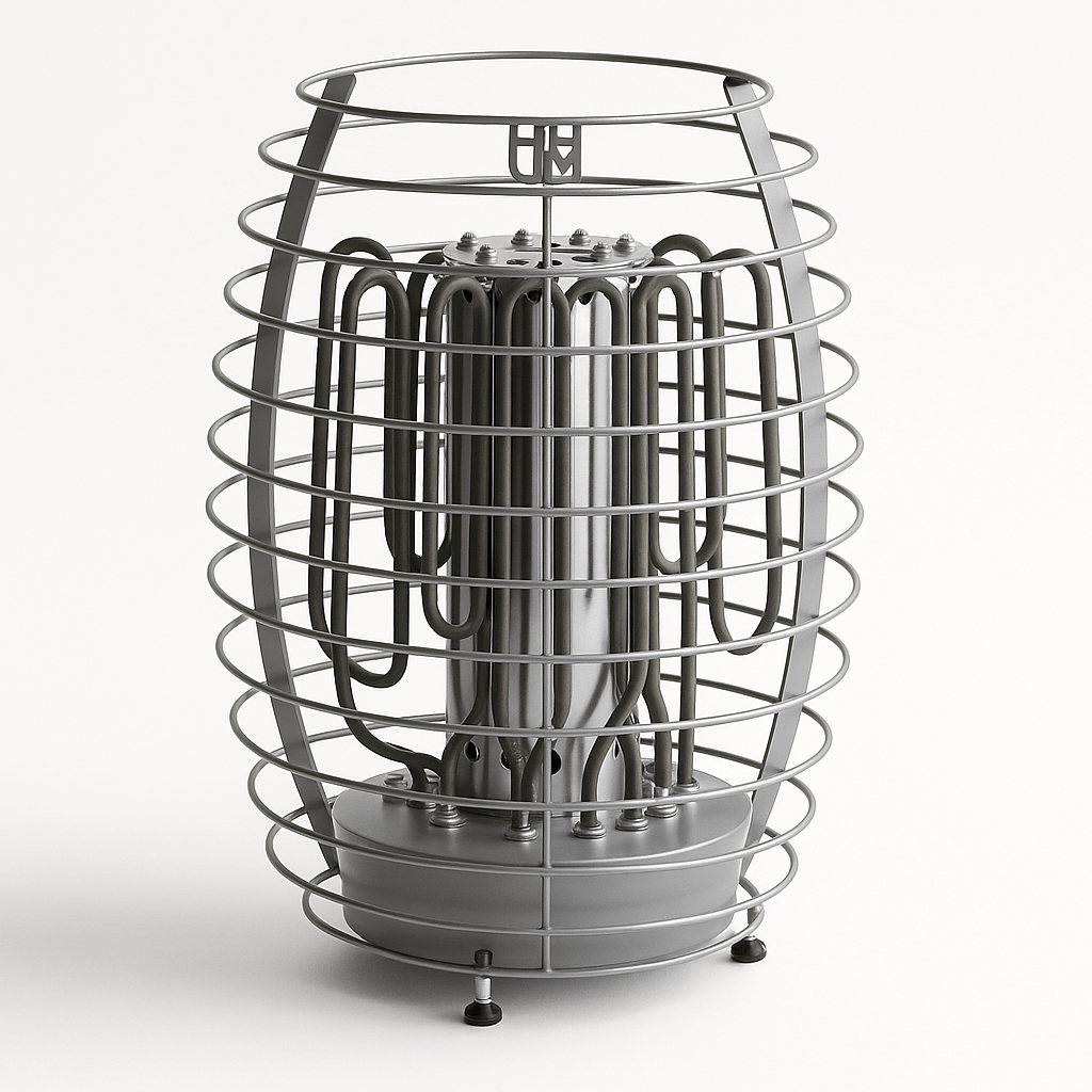 HUUM HIVE electric sauna heater with a modern design for efficient sauna heating