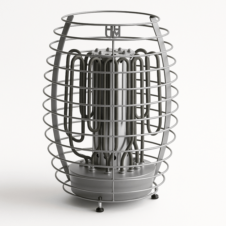 HUUM HIVE electric sauna heater with a modern design for efficient sauna heating