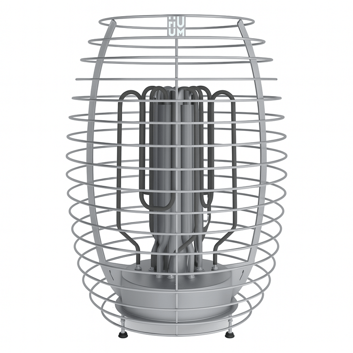 HUUM HIVE sauna heater package designed with a sleek modern look and durable construction for a premium sauna experience