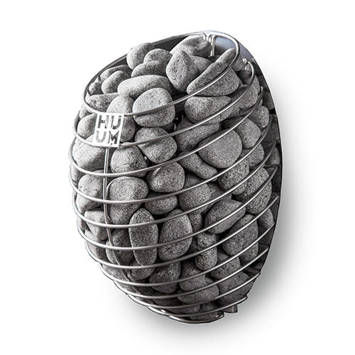 HUUM DROP 4.5kW sauna heater stainless steel wall mounted egg shaped cage filled with sauna stones