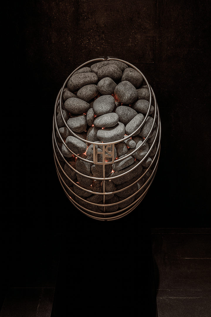 HUUM DROP 6kW Sauna Heater with Modern Stone Design - My Luxury Home Spa