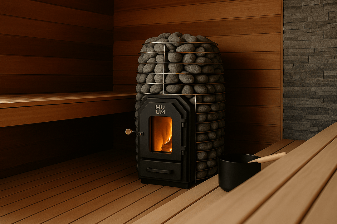 HUUM HIVE Wood 13kW Sauna Stove Package - My Luxury Home Spa