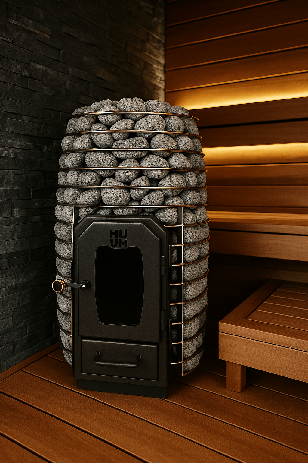 HUUM HIVE Wood 13kW Sauna Stove Package - My Luxury Home Spa