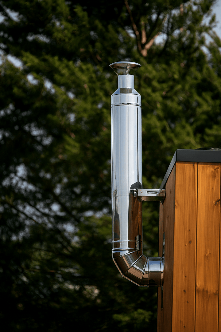 HUUM Thru - Wall Chimney Kit for Sauna Accessories - My Luxury Home Spa