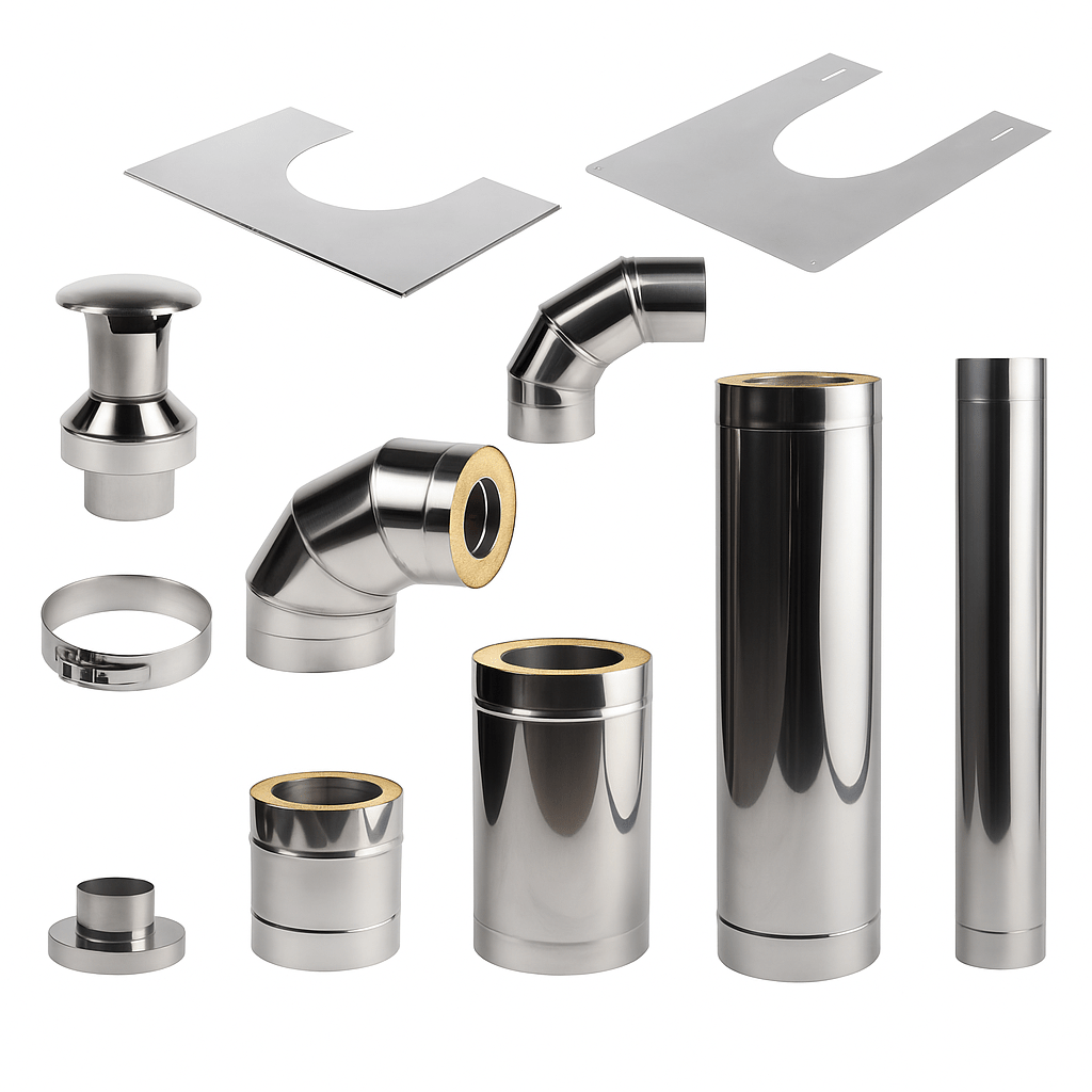 HUUM Thru - Wall Chimney Kit for Sauna Accessories - My Luxury Home Spa