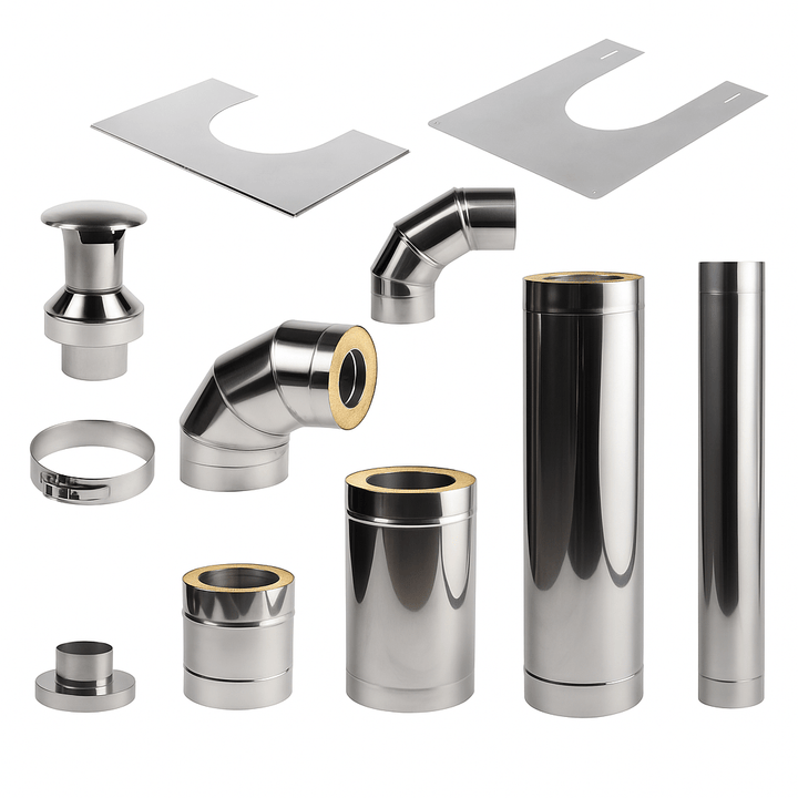 HUUM Thru - Wall Chimney Kit for Sauna Accessories - My Luxury Home Spa