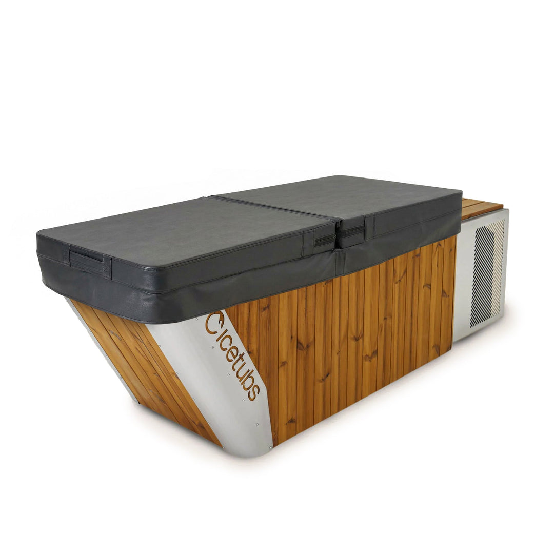 IceBath Thermowood and Stainless Steel Cold Therapy Bath - My Luxury Home Spa