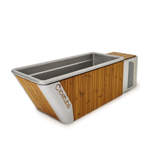 IceBath Thermowood and Stainless Steel Cold Therapy Bath - My Luxury Home Spa