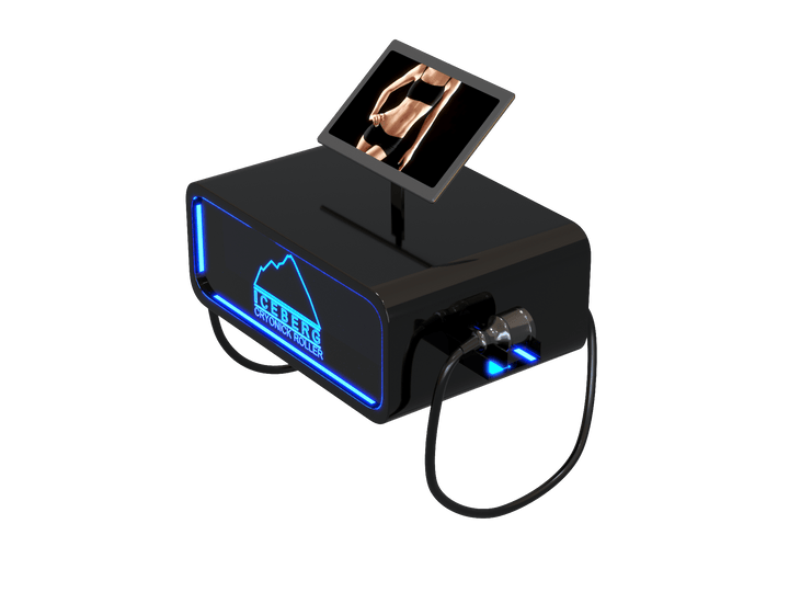 Vacuactivus ICEBERG Cryonick Roller machine with sleek design and monitor for effective wellness therapy