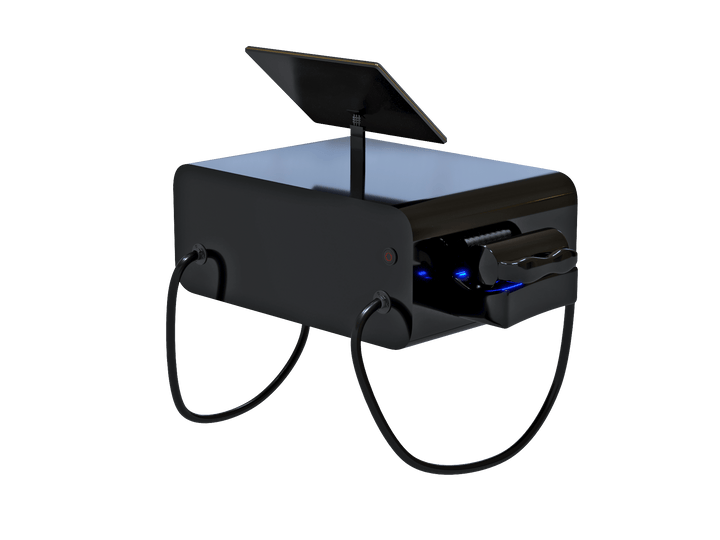 Vacuactivus ICEBERG Cryonick Roller machine with a sleek black design for wellness and recovery