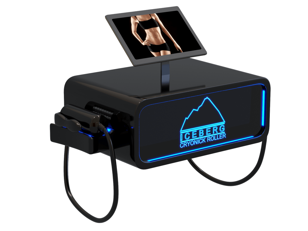 ICEBERG Cryonick Roller machine with sleek design and display for wellness treatments