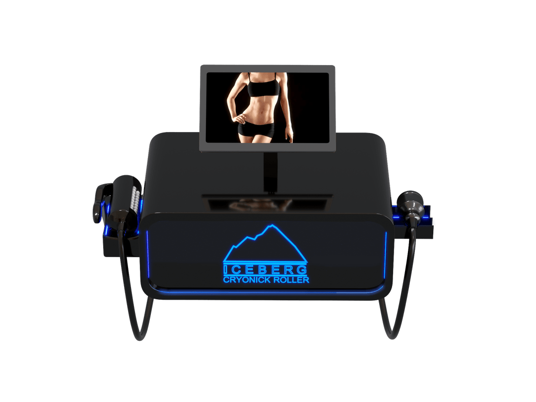 ICEBERG Cryonick Roller machine for advanced wellness treatments with display screen and ergonomic design
